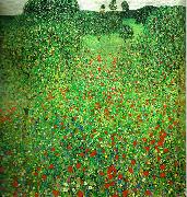 Gustav Klimt vallmofalt Sweden oil painting artist